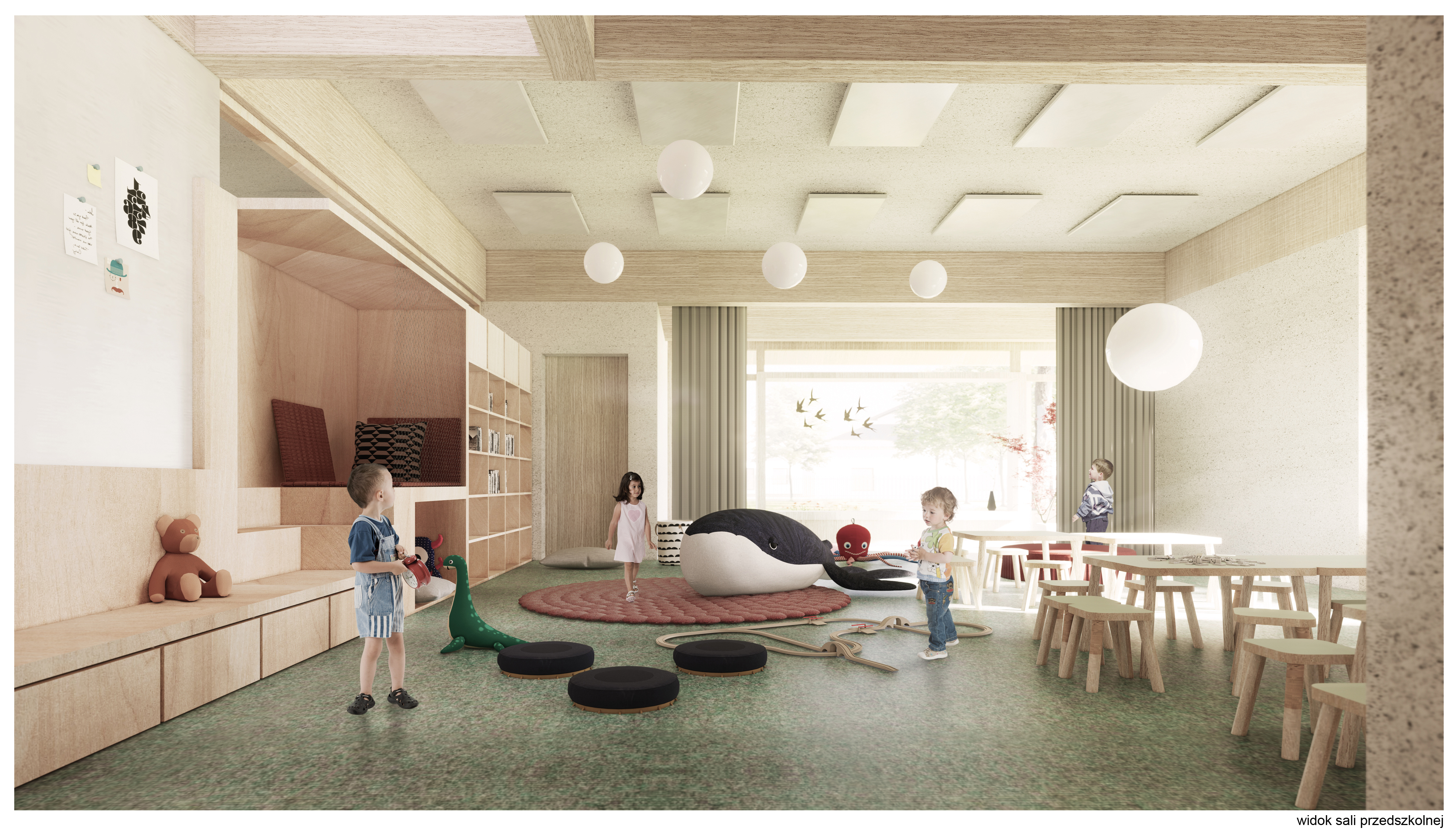 Competition for a building of the nursery school