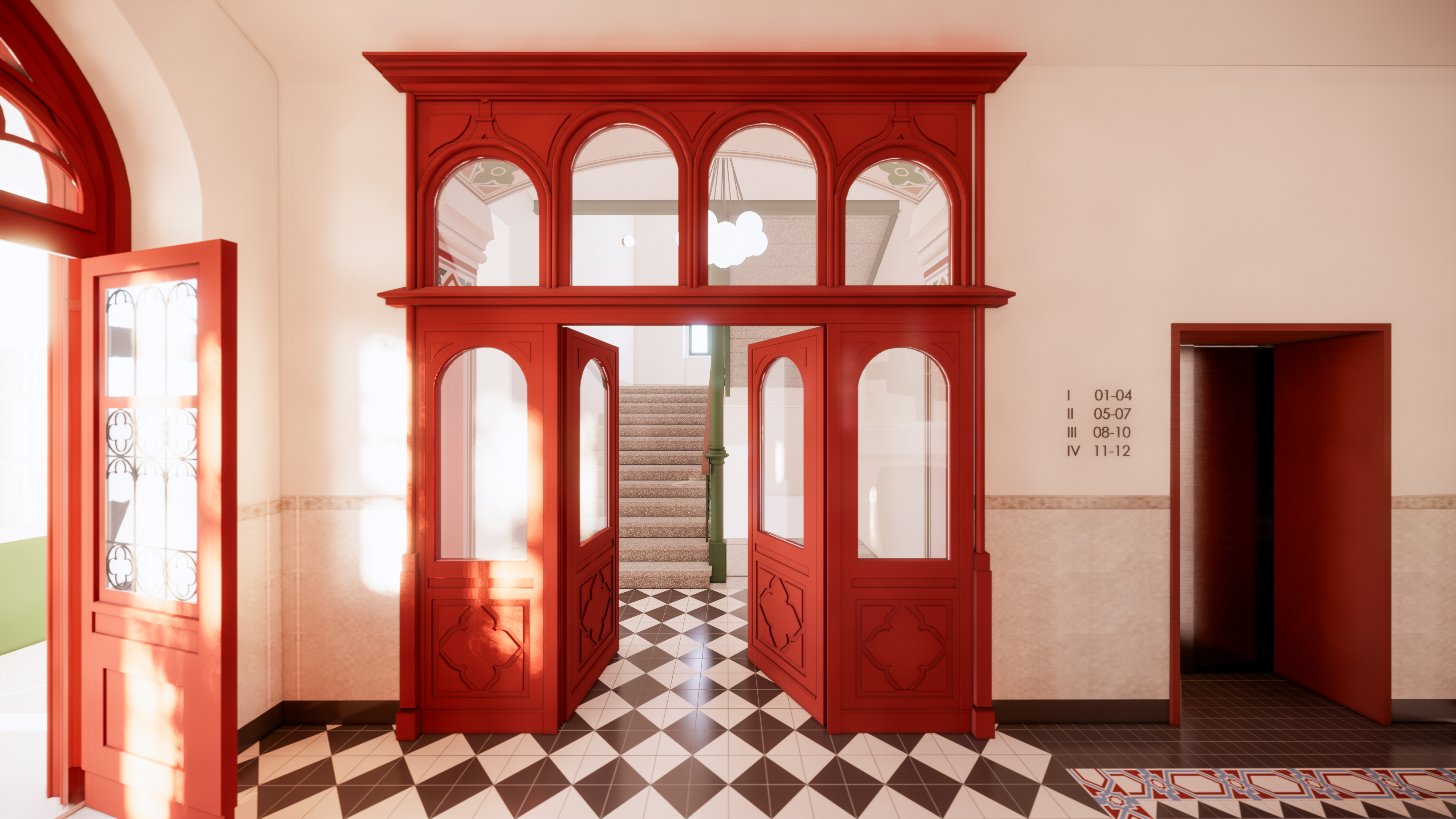 Traugutta Street in Wrocław by the Oława River