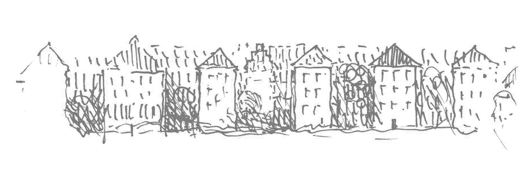 Traugutta Street in Wrocław by the Oława River