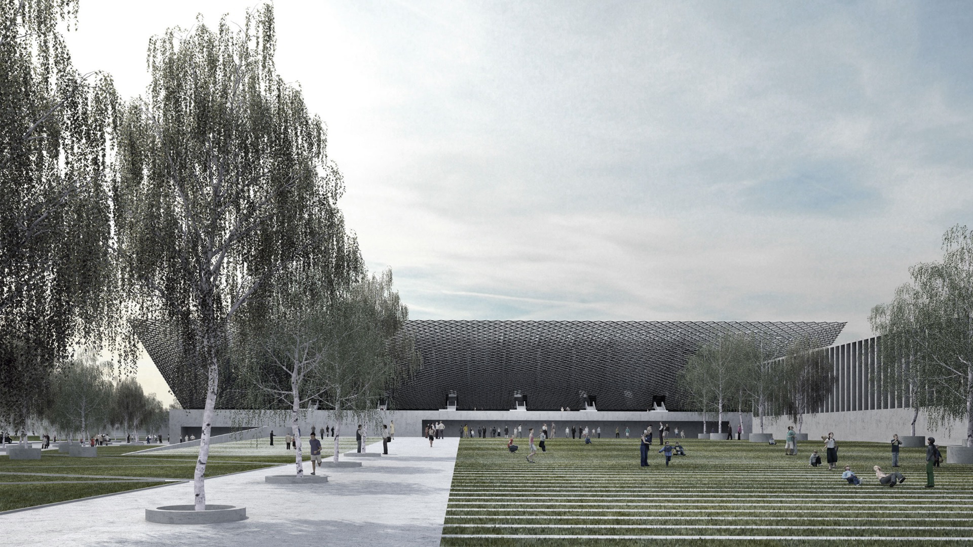 Competition for the City Stadium in Lodz